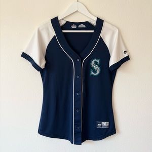 Majestic Seattle Mariners Women's Medium MLB Jersey